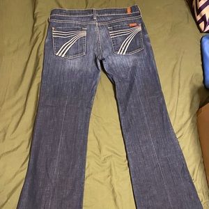 7 for All Mankind Dojo Flip Flop jeans. Size 28.
